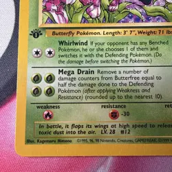 Butterfree Uncommon Jungle 33/64 1st Edition NM Pokemon TCG 🔥 - Image 5