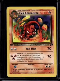 2000 Pokemon Team Rocket First Edition Dark Charmeleon #32/82 - Image 1