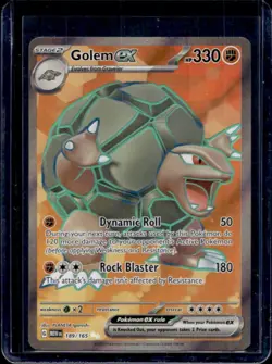 2023 Pokemon SV 151 Golem ex Ultra Rare #189/165 - Image 1