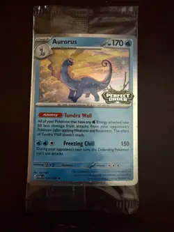 Aurorus Pokemon Perfect Order Stamped Promo #024 NM/M SEALED - Image 1