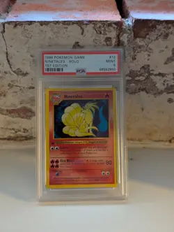 1999 Pokemon Game Ninetales Holo 1st Edition #12 PSA 9 Mint Base Set - Image 1