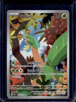 2023 Pokemon SV Paldea Evolved Tropius Illustration Rare #195/193 - Image 1