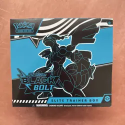 Pokemon TCG Scarlet & Violet: Black Bolt - Elite Trainer Box ETB - SEALED New - Image 1