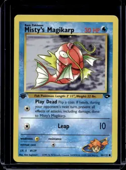 2000 Pokemon Gym Challenge 1st Edition Misty's Magikarp #88/132 - Image 1