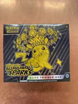Pokemon Scarlet & Violet Surging Sparks Elite Trainer Box English TCG - Image 1