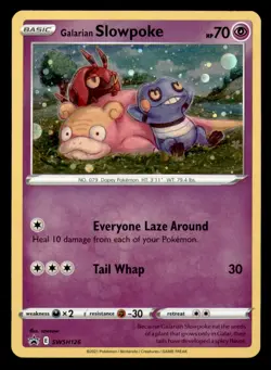 Galarian Slowpoke SWSH126 Holo Promo Sword & Shield Promo Pokemon Near Mint - Image 1