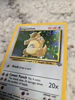Kangaskhan 5/64 Rare Holo Jungle Set Pokemon Vintage LP - Image 3