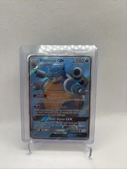 2019 Pokemon Sun and Moon Promos #SM189 Blastoise GX Full Art Black Star Promo - Image 1