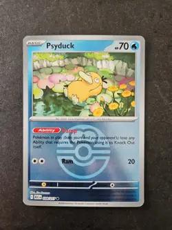 Pokemon TCG Psyduck 039/217 Ascended Heroes Reverse Holo Love Ball NM+ - Image 1
