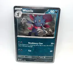 Weavile Cosmos Holo 021 Black Star Promo 21 Pokemon Phantasmal Flames - Image 1