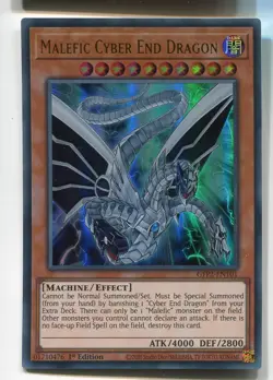 Yu-Gi-Oh! Malefic Cyber End Dragon Ultra Rare englisch GFP2-EN101 - Image 1