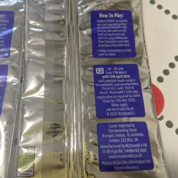 10 x McDonald's UK CARDS Promotion 2026 New Packs Sealed Trading Cards RARE - Image 4