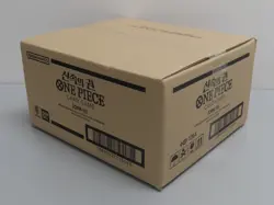 2026 One Piece Korean A Fist of Divine Speed OPK-11 Sealed Booster Box Case - Image 1