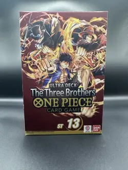 One Piece Ultra Deck: The Three Brothers (ST-13) English Edition, Sealed - Image 1
