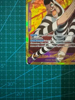 One Piece TCG Mr.2.Bon.Kurei (Bentham) EB01-061 SEC Memorial Collection - Image 4