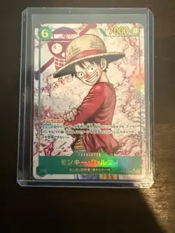 One Piece Monkey.D.Luffy Alternate Art SEC OP13-118 Japanese - Image 1