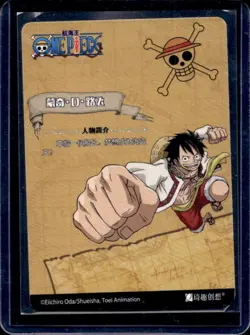 2023 One Piece Chinese Cake Island Monkey D. Luffy Super Secret Rare SSR #037 - Image 2