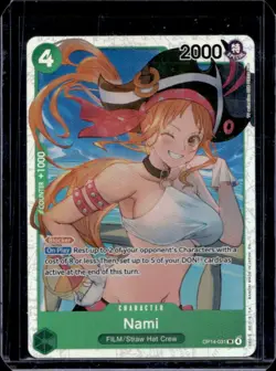 2026 One Piece Azure Sea's Seven Nami Super Rare #OP14-031 - Image 1
