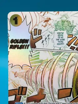 One Piece Adventure on Kami’s Island OP15-116 Gum-Gum Golden Rifle Art Alt - Image 2