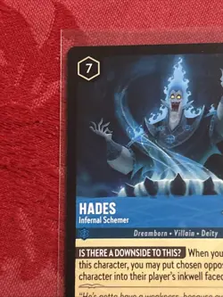 Disney Lorcana Fabled - Hades - Infernal Schemer - 151/204 Legendary - Image 3