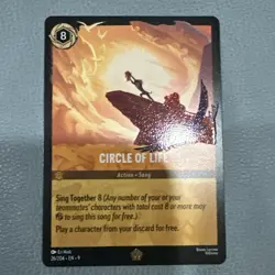 Disney Lorcana Fabled Circle Of Life 26/204 Legendary Non Foil - Image 1