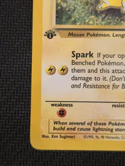 Pokemon TCG Pikachu [W Stamped] 60/64 WOTC Promo Unplayed NM+ - Image 5