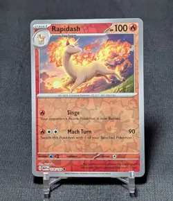 Rapidash Uncommon Reverse Holo Fire Scarlet & Violet: 151 Pokemon TCG 078/165 - Image 1