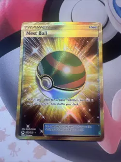 Pokemon TCG Sun & Moon Nest Ball 158/149 Secret Rare NM - Image 2