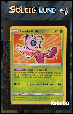 Carte Pokemon Celebi Brillant SM79 FR Promo Soleil Et Lune 1 - Image 1