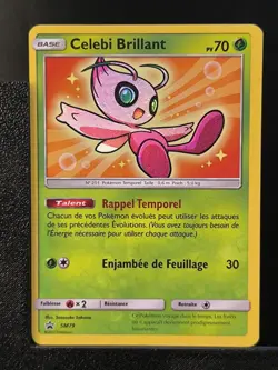 Carte Pokemon Celebi Brillant SM79 FR Promo Soleil Et Lune 1 - Image 2
