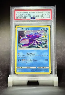 PSA 10💎 Kyogre 53/236 Cosmic Eclipse Cracked Ice Holo Promo Pokemon LOW POP: 25 - Image 1