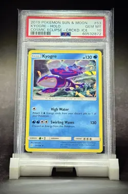 PSA 10💎 Kyogre 53/236 Cosmic Eclipse Cracked Ice Holo Promo Pokemon LOW POP: 25 - Image 2