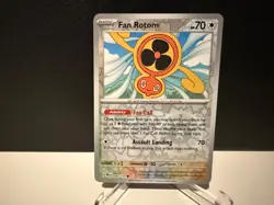 Fan Rotom 085 2025 Pokemon Prismatic Evolutions Reverse Holo Card NM+ - Image 1