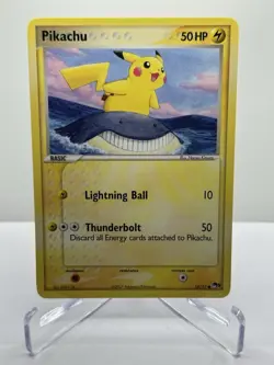 Pokemon 2007 Pop Series 5 Pikachu Card 12/17 - Image 1