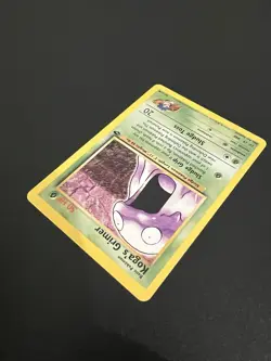 Koga’s Grimer 78/132 Gym Challenge Unlimited 2000 Pokemon Card Common NM - Image 3