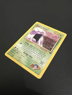 Koga’s Grimer 78/132 Gym Challenge Unlimited 2000 Pokemon Card Common NM - Image 5