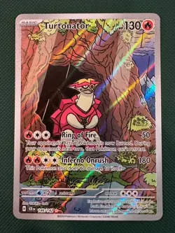 Pokemon Turtonator SM8 Secret Rare Full Art Holo Card 146/142 - Image 1