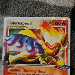 Pokemon Infernape LV.X DP10 Promo Holo Diamond & Pearl 2007 Card - Image 5