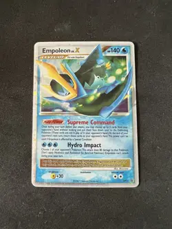 Pokemon Empoleon LV.X DP11 Diamond and Pearl Promo Card NM- - Image 1