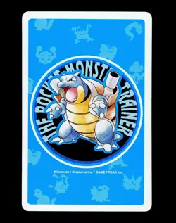 Pokemon PIDGEOTTO Japanese BLUE Blastoise Deck 2 of Spades POKER Card #17 - MINT - Image 2