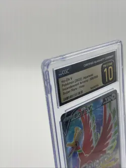 CGC PRISTINE 10 Ho-Oh V 080/068 SR Incandescent Arcana s11a Pokemon Card - Image 3