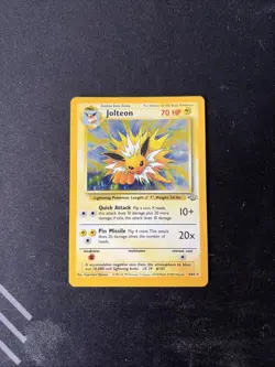 Jolteon Holo Jungle 4/64 Pokemon Card - Image 1