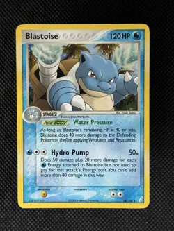 Blastoise 14/100 EX Crystal Guardians Reverse Holo Pokemon Card LP - Image 1