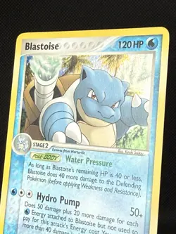 Blastoise 14/100 EX Crystal Guardians Reverse Holo Pokemon Card LP - Image 3