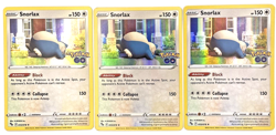 Pokemon GO Lot of 3 Snorlax 055/078 Rare Holo Cards Pokemon TCG - Image 1