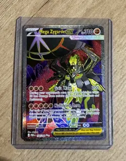 Pokemon Mega Zygarde GX 104/088 Full Art Holo Dragon 310 HP Card - Image 1
