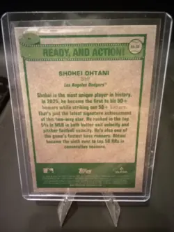 2026 Topps Heritage - Ready and Action Shohei Ohtani #RA-SO - Image 2