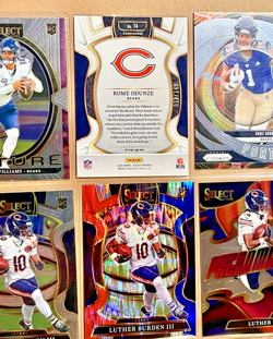 Bears 24 Card Lot 2025 Prizm Kyle Monangai Pink #348 + Caleb Williams RC & More! - Image 4