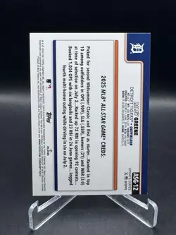 Riley Greene 2025 Topps Update Series Rainbow Foil All-Star Game ASG-12, Tigers - Image 2