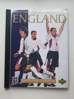 Upper Deck England 1998 Binder Complete With 82 Base Cards + 2 Three Lions (AB5) - Image 1